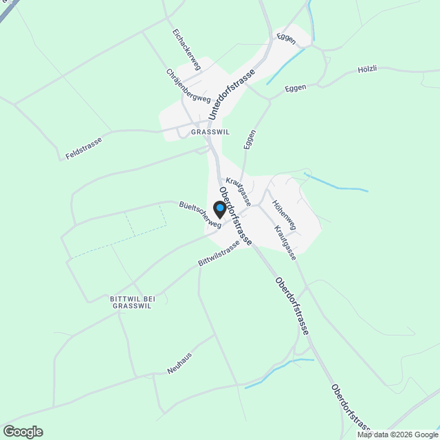 Neubau von 5 EFH mit inkl. je 2 Einstellhallenplätze ab1'060'000 Sfr. - Karte