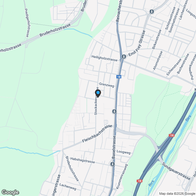 Willkommen an der Jupiterstrasse - Ihr neues Zuhause in Reinach - Karte