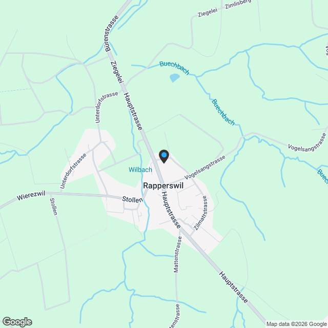 Gemütliche 2.5- Zi- Dachwohnung mit Galerie in der neuen Überbauung "Hübsche Mätteli" an ruhiger und zentraler Lage - Karte