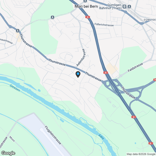 NEUBAUPROJEKT Moderne 3.5-Zimmer-Wohnung in ruhiger Lage von Muri bei Bern - Karte