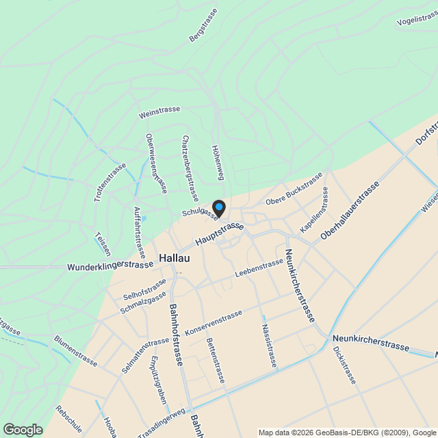 DEFH Nr. 2c "Küferdörfli" Hallau - Karte