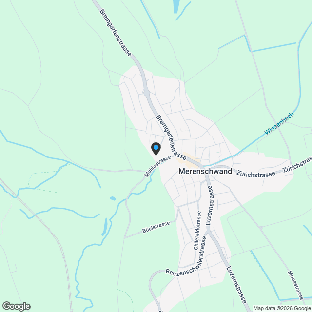 Schlüsselfertig ausgebaute 3.5-Zimmerwohnung mit Loggia in Merenschwand AG - Karte