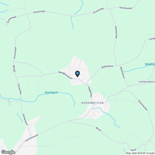 Neubau 4½ Erdgeschosswohnungen mit grosszügigen Landanteilen im Guldifeld 3182 Ueberstorf - Karte