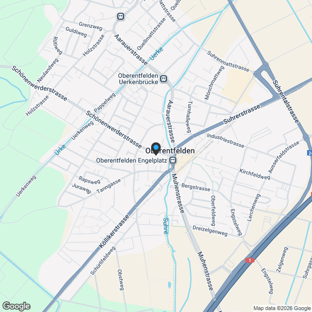 «Beeme» Oberentfelden - Attraktives Wohnen im Suhrental - Karte