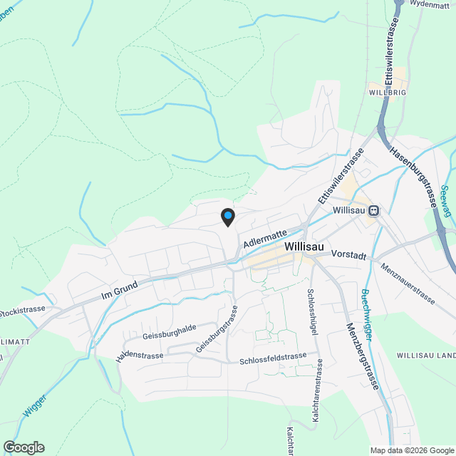 SCHÖN, RUHIG, ZENTRAL "GRÜENEGG WILLISAU" - Karte