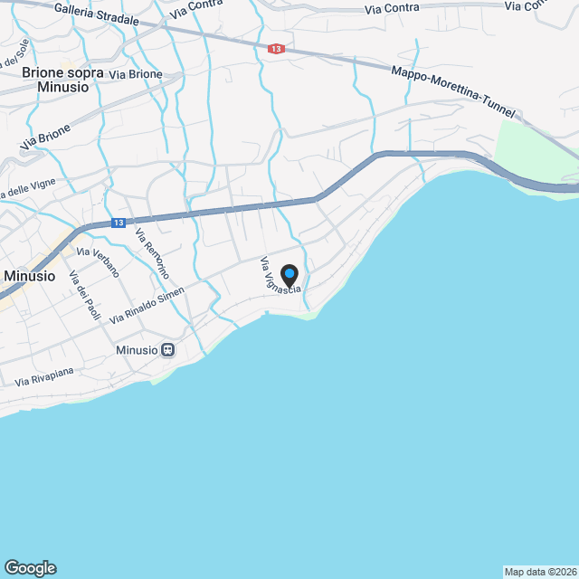 Appartamento 3.5 NUOVO Minusio vista lago - Karte