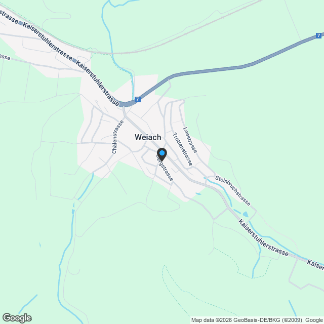 Neubauprojekt «Im See II», 8187 Weiach / 3.5-Zimmerwohnung mit Landanteil - Karte