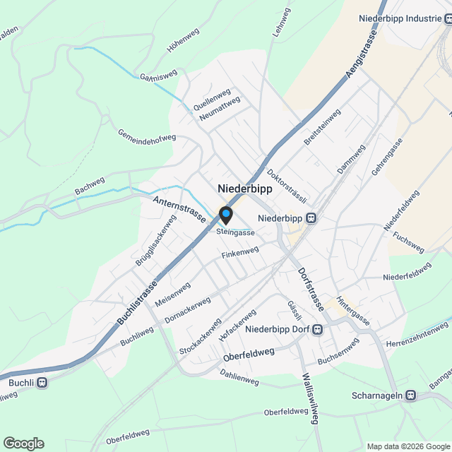 Moderne 4.5-Zimmer-Attikawohnung mit grosser Terrasse - Neubau in Niederbipp - Karte