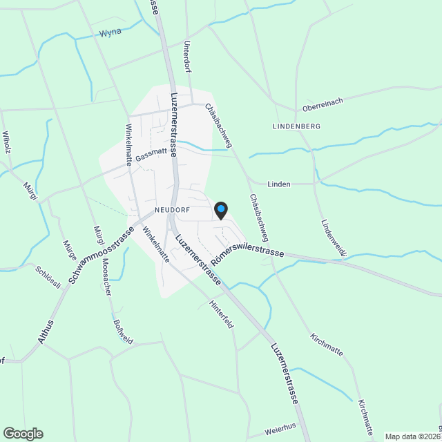 Historische Liegenschaft mit Baulandreserve - Karte