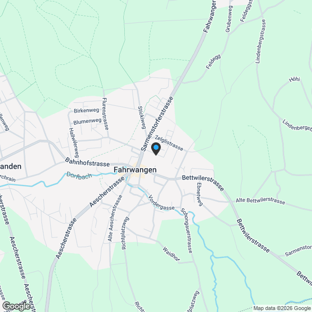 Bündten Fahrwangen – Hochwertig. Nachhaltig. Grosszügig - Karte