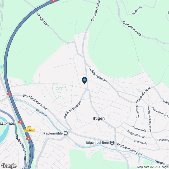 Jetzt vormerken: Wohnen mit Aussicht in Ittigen - Karte