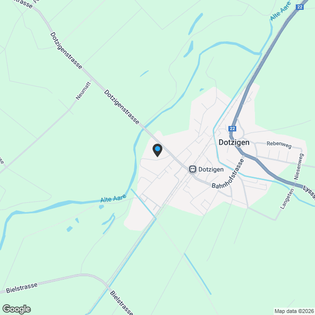 Einzigartige Gelegenheit direkt an der alten Aare – Leben mit Weitblick - Karte