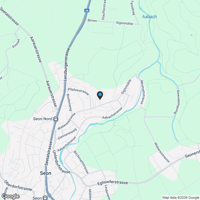 Attikawohnung mit grosser Terrasse inkl. zwei Tiefgaragenparkplätzen an ruhiger Lage. - Karte