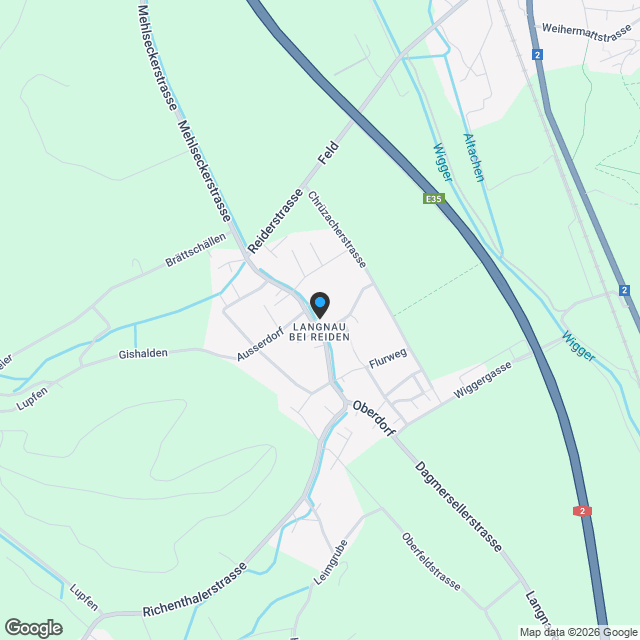 NEUBAU MFH IM ZENTRUM mit acht 4.5-Zimmer-Eigentumswohnungen - Karte
