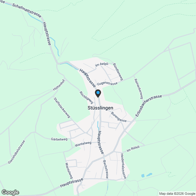 Moderne Etagenwohnung mit hochwertigem Ausbau  2.5 Zimmer in Stüsslingen - Karte