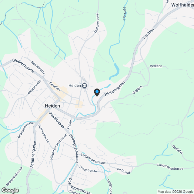 Neubau Hasenbühl Haus B / RESERVIERT - Karte