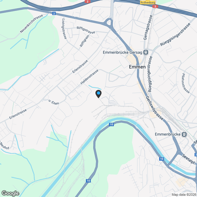 Neubau-Attikawohnung mit grosszügiger Terrasse - Karte