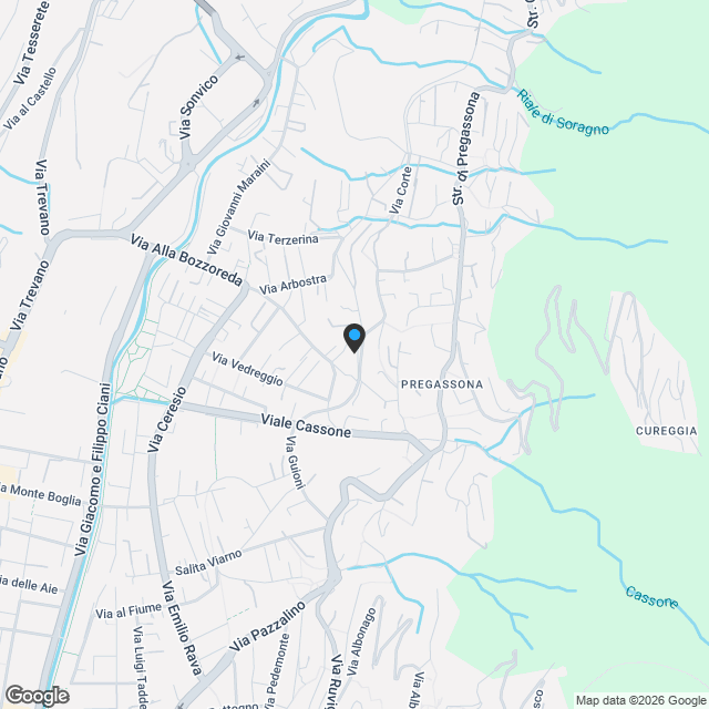 PPP7 - Pregassona: Super Attico 5.5 Locali con Terrazza Panoramica - Karte