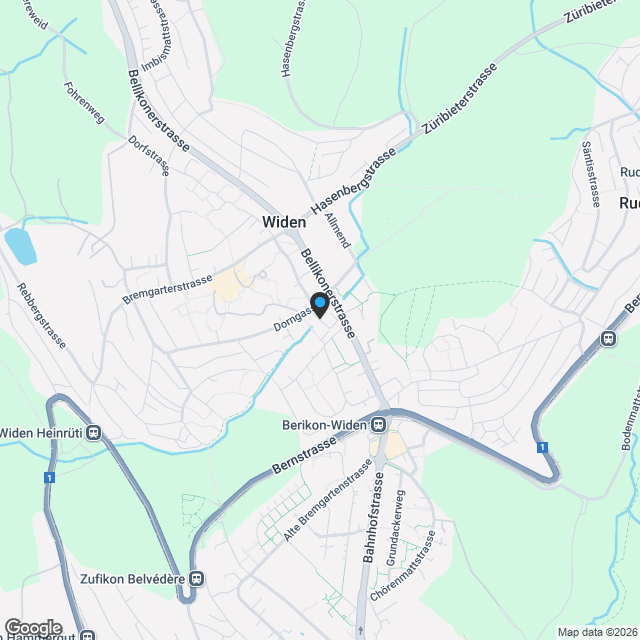 Gartenwohnung 4.5 Zimmer - Karte