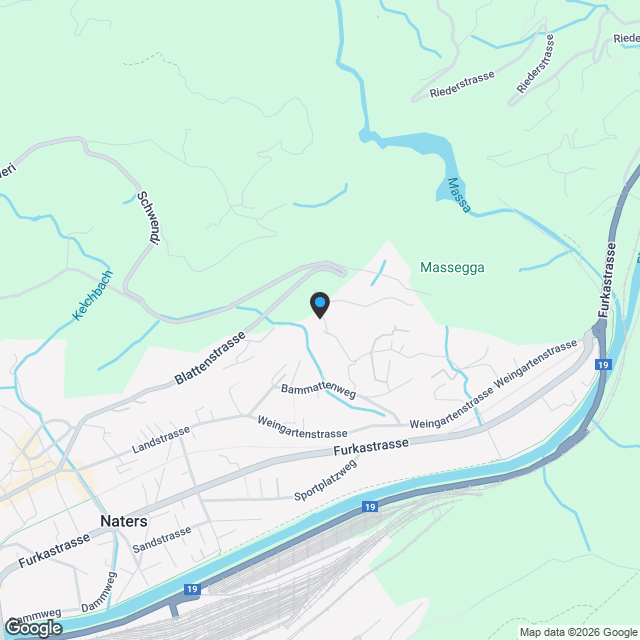 Moderne 4.5 Zimmerwohnung an erhöhter Lage in Naters - Karte