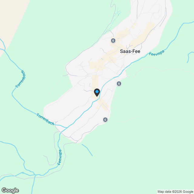 Residence du Glacier an zentraler ruhiger Lage. T2 - Karte