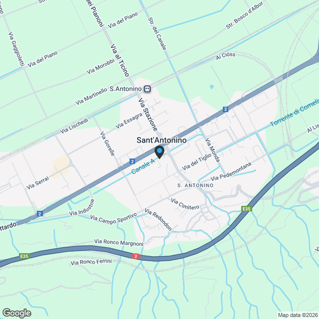 Modern und strategisch gelegene 4.5-Zimmer-Wohnung in Sant'Antonino - Perfekt für alle, die Komfort und Lebensqualität suchen - Karte