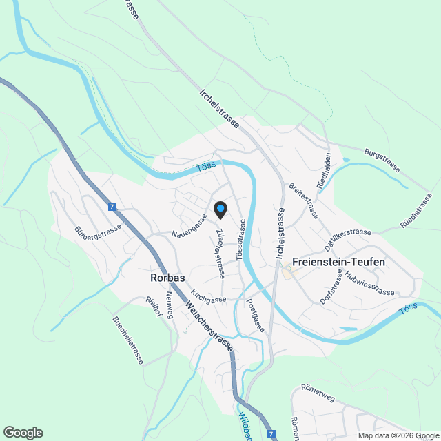 5.5-Zimmer Eigentumswohnung im Neubauprojekt "Smiledörfli Wydum Rorbas" - Haus 8 - Karte