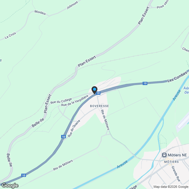 Villa contiguë - Unité B - Karte