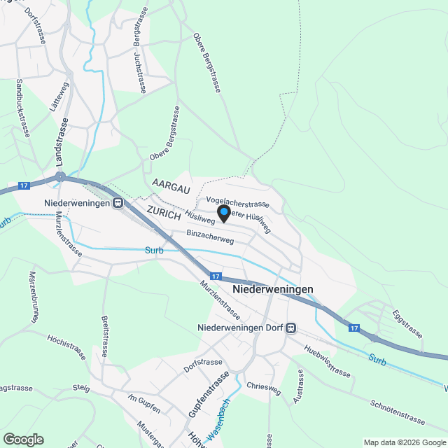 2LIVE VILLA'S IN NIEDERWENINGEN - Karte