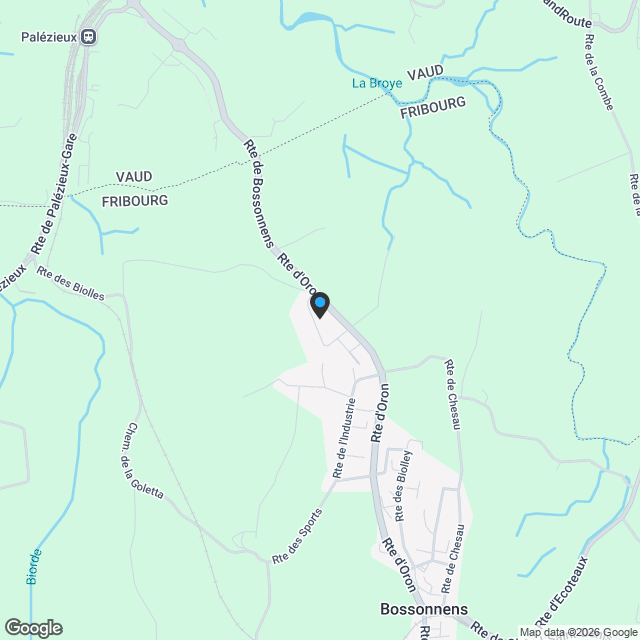 Villa jumelle 5.5 pièces à Bossonnens - Karte