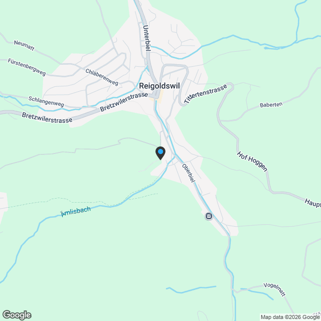 Traumhäuser in Reigoldswil - Neubauprojekt mit Schule gleich nebenan - Karte