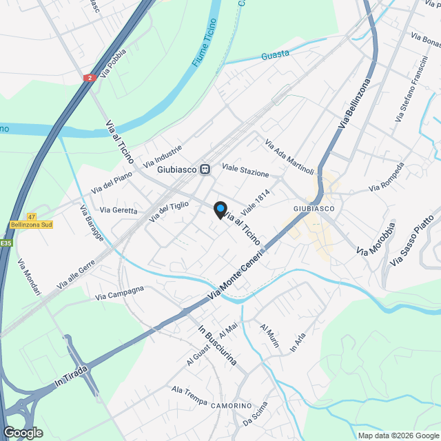 GIUBIASCO – ATTICO 3.5 LOC IN RESIDENZA PRON - Karte