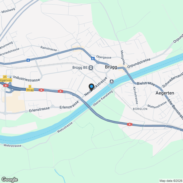 H2.2 I 4,5-Zimmer-Wohnung im 2. OG direkt an der Aare - Karte