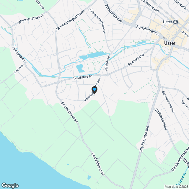 Neubau 4.5 Zimmer Attikawohnung in Uster - Karte