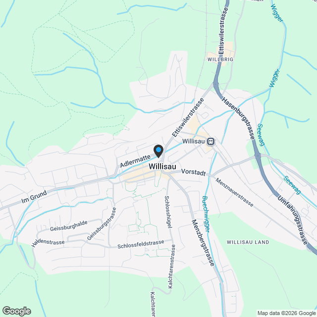 Das Gasthaus Post, Hotel und Restaurant in Willisau - Karte