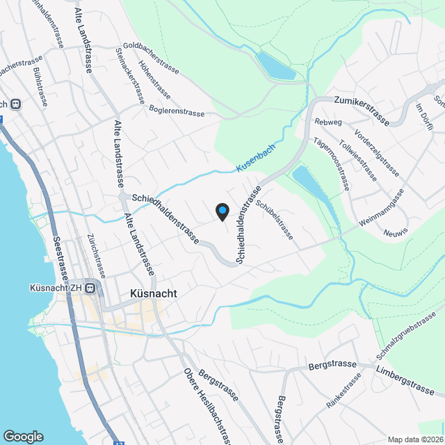 Wohnen in Küsnacht - Karte