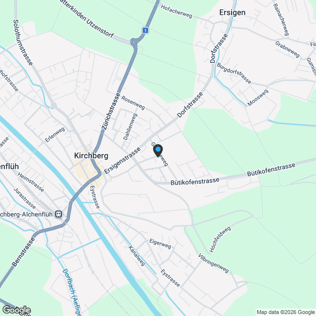 Es steht nur noch die 2.5-Zimmer-Wohnung zum Verkauf - Karte