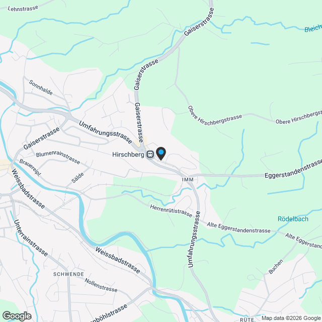 Neubauprojekt Rässes in Appenzell, 3.5 & 4.5 Zimmer-Wohnungen - Karte