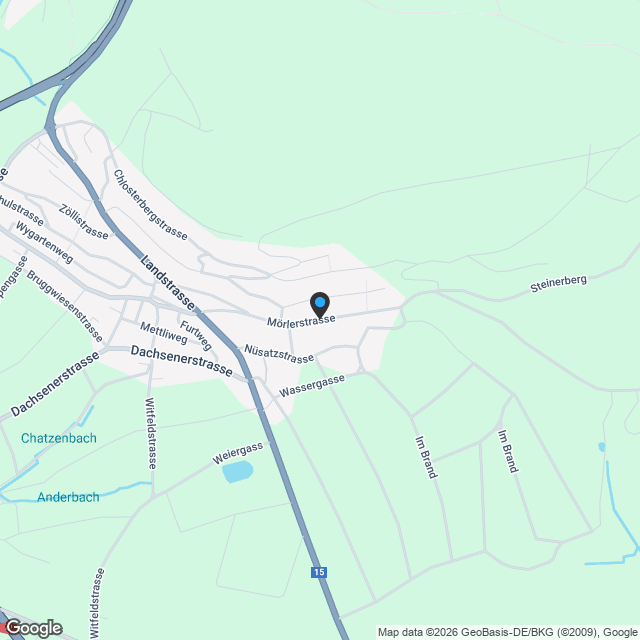 Neubau: 6.5-Zi.-Haus mit Attika, Garten & Top-Lage bei Rheinfall - Karte