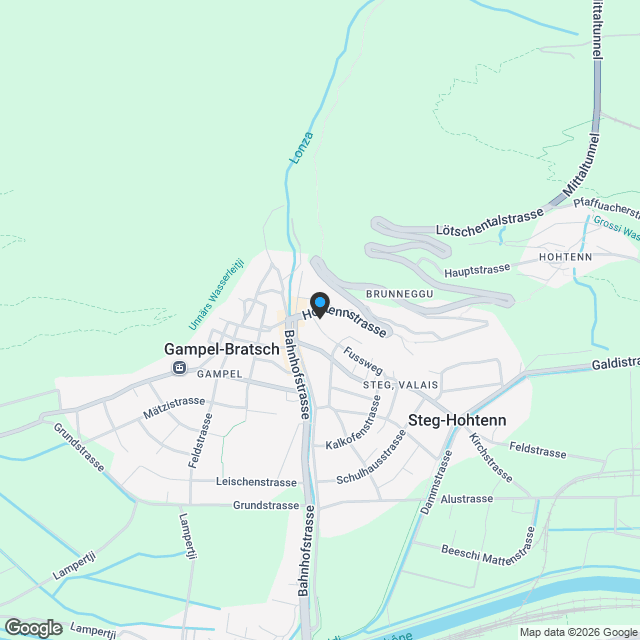 Letzte, sehr schöne &  grosszügige Attika Wohnung - über den Dächern von Steg - Karte