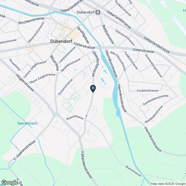 Am Wasser Dübendorf - Karte