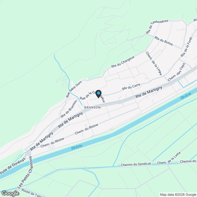 Villas les Ruches, Fully - Villa C - Karte