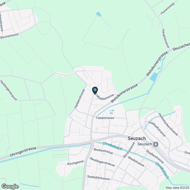 2.5 Zimmer-Gartenwohnung in Seuzach - Karte