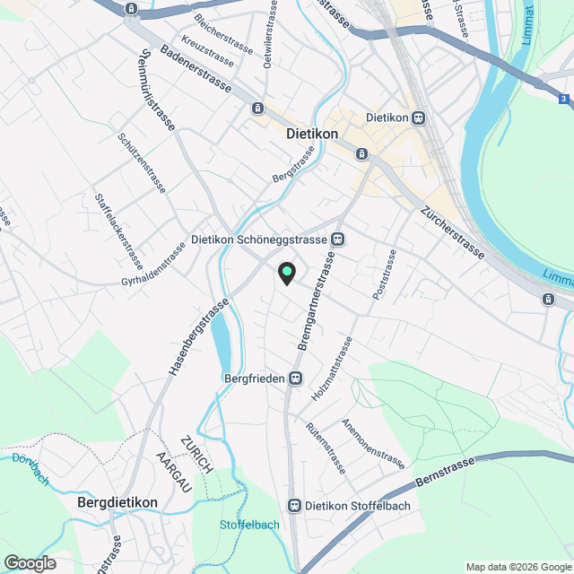 3.5-Zimmer-Neubau-Wohnung in Dietikon - Karte