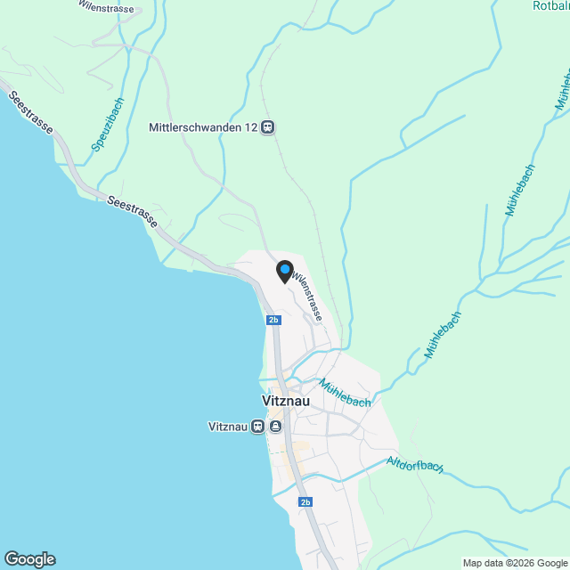 4.5-Zimmerwohnung in Vitznau – Wohnen mit Seeblick - Karte