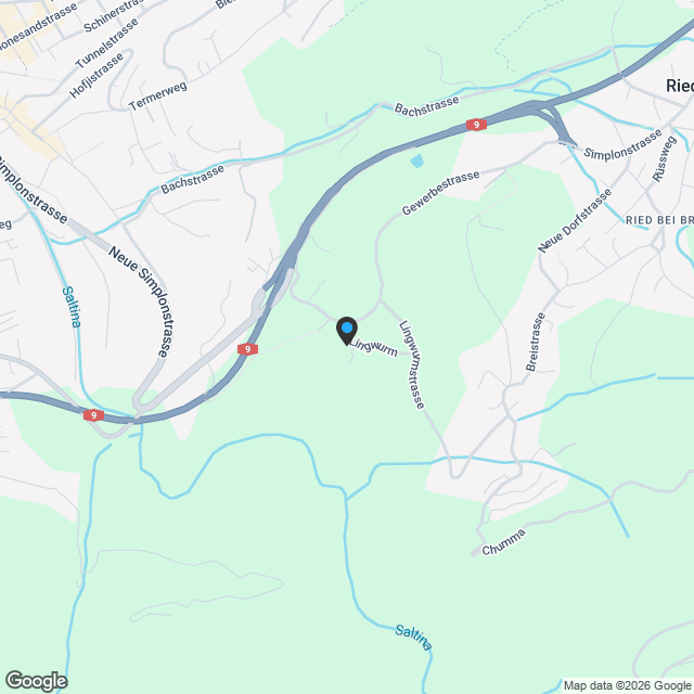 Bauland mit bewilligtem Einfamilienhaus an exklusiver, erhöhter Lage - Karte