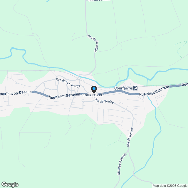 Magnifique maison individuelle à Courfaivre JU - Karte