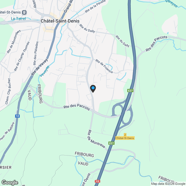 Nouveaux logements à Châtel-St-Denis - Karte