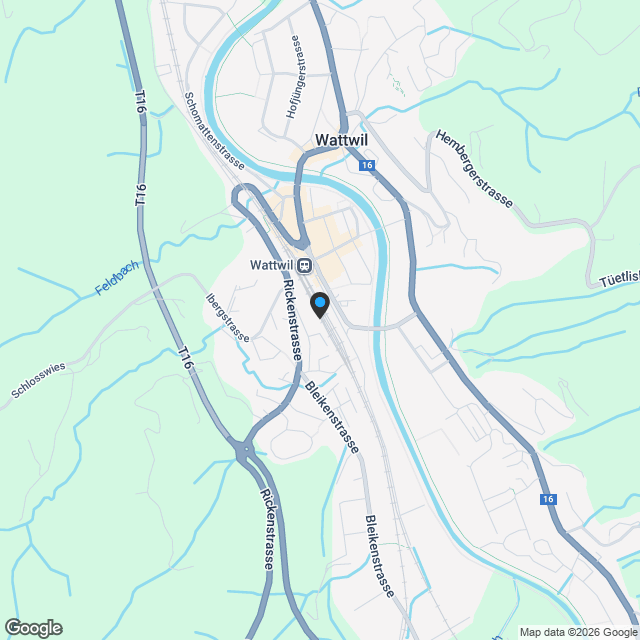 Modern wohnen - mitten in der Natur - Karte