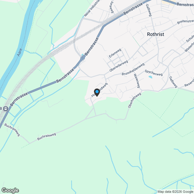 Neubau in Rothrist: Freistehendes 5.5-Zimmer-Einfamilienhaus - Karte